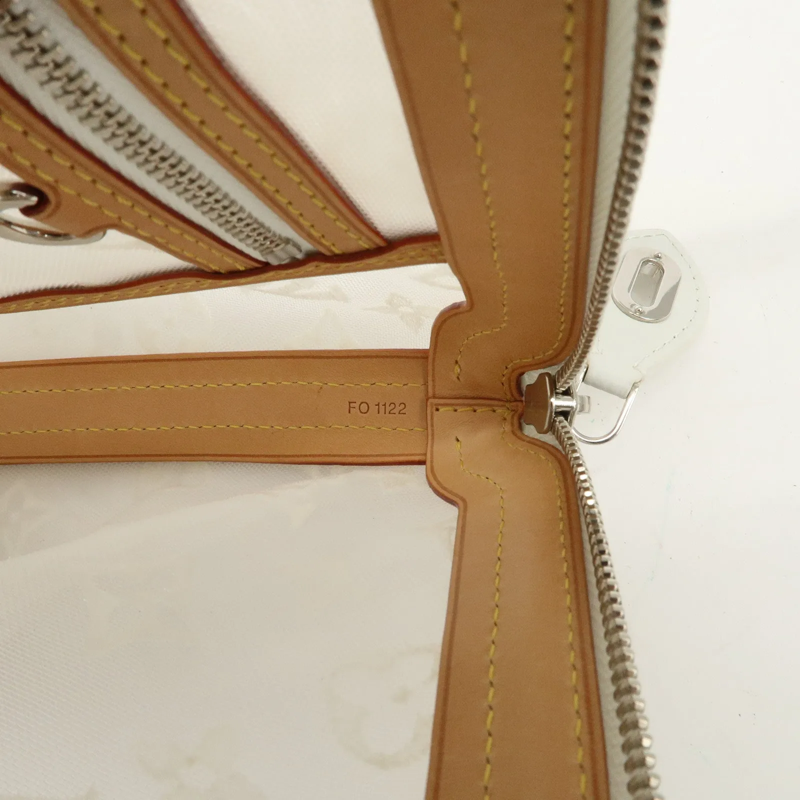 Louis Vuitton Monogram Transparence Lock It East West Bag M40701 Used