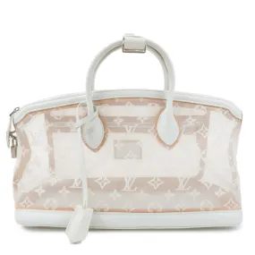 Louis Vuitton Monogram Transparence Lockit East West Bag M40701 Used