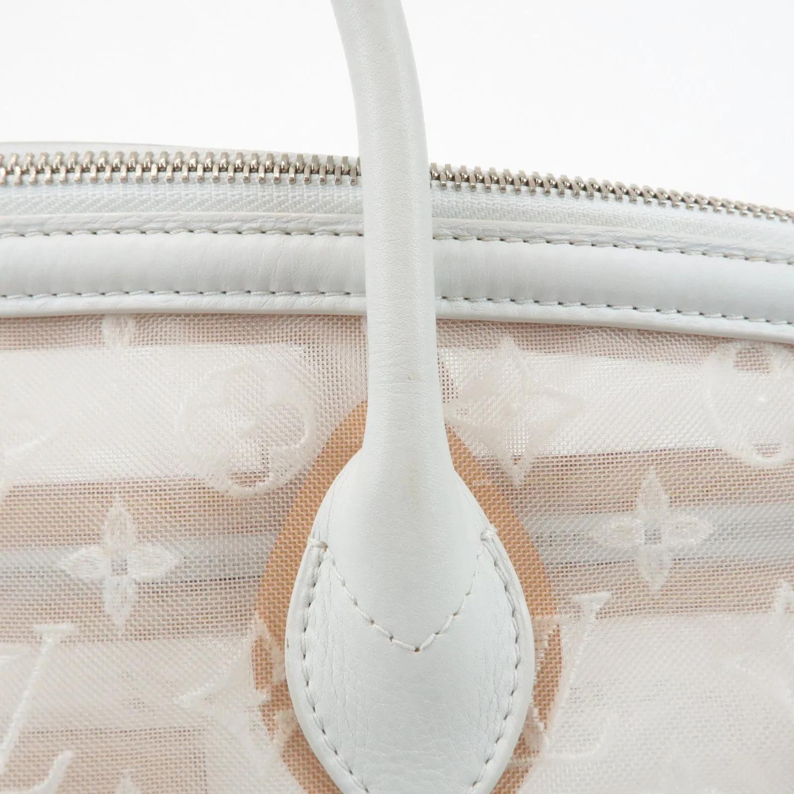 Louis Vuitton Monogram Transparence Lockit East West Bag M40701 Used