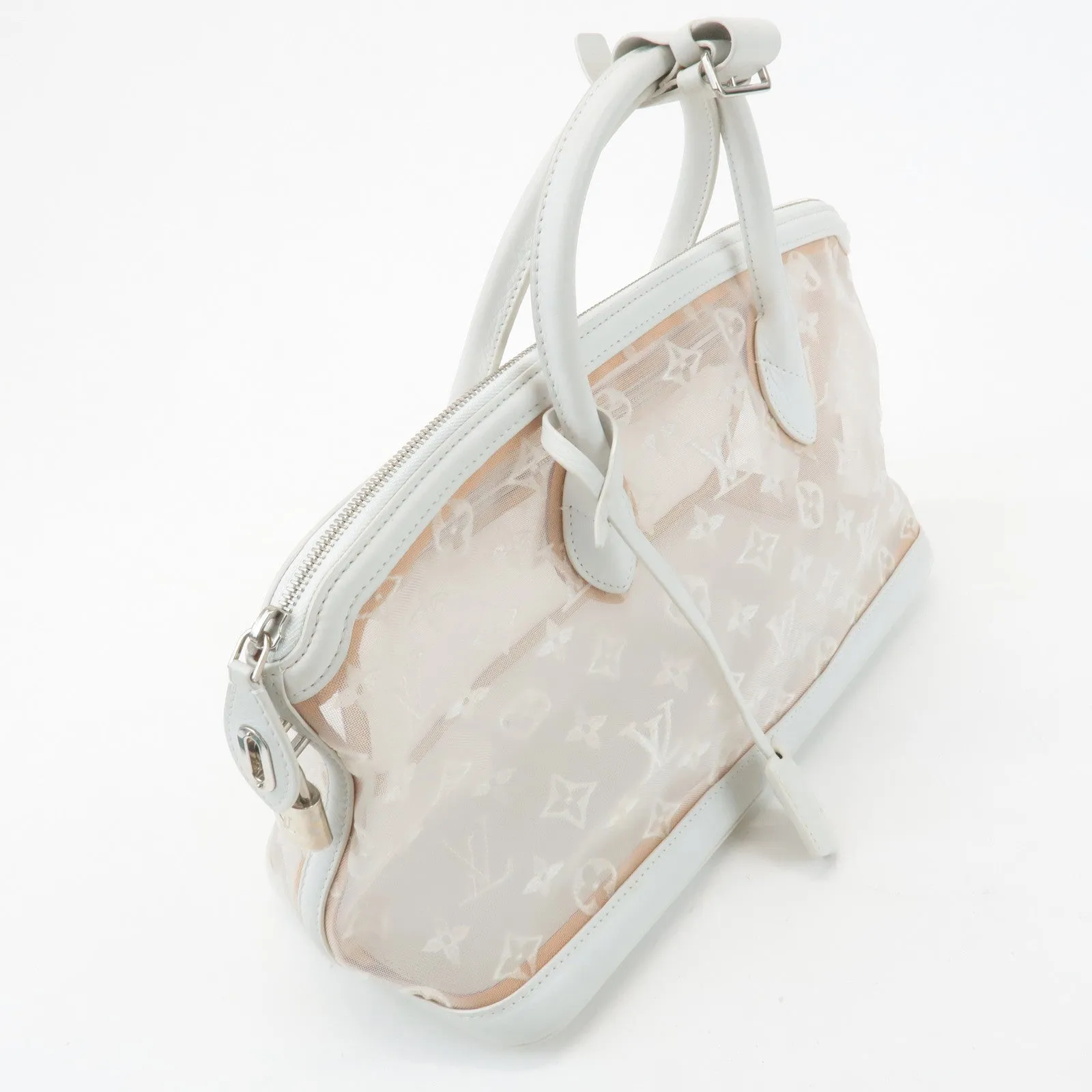 Louis Vuitton Monogram Transparence Lockit East West Bag M40701 Used