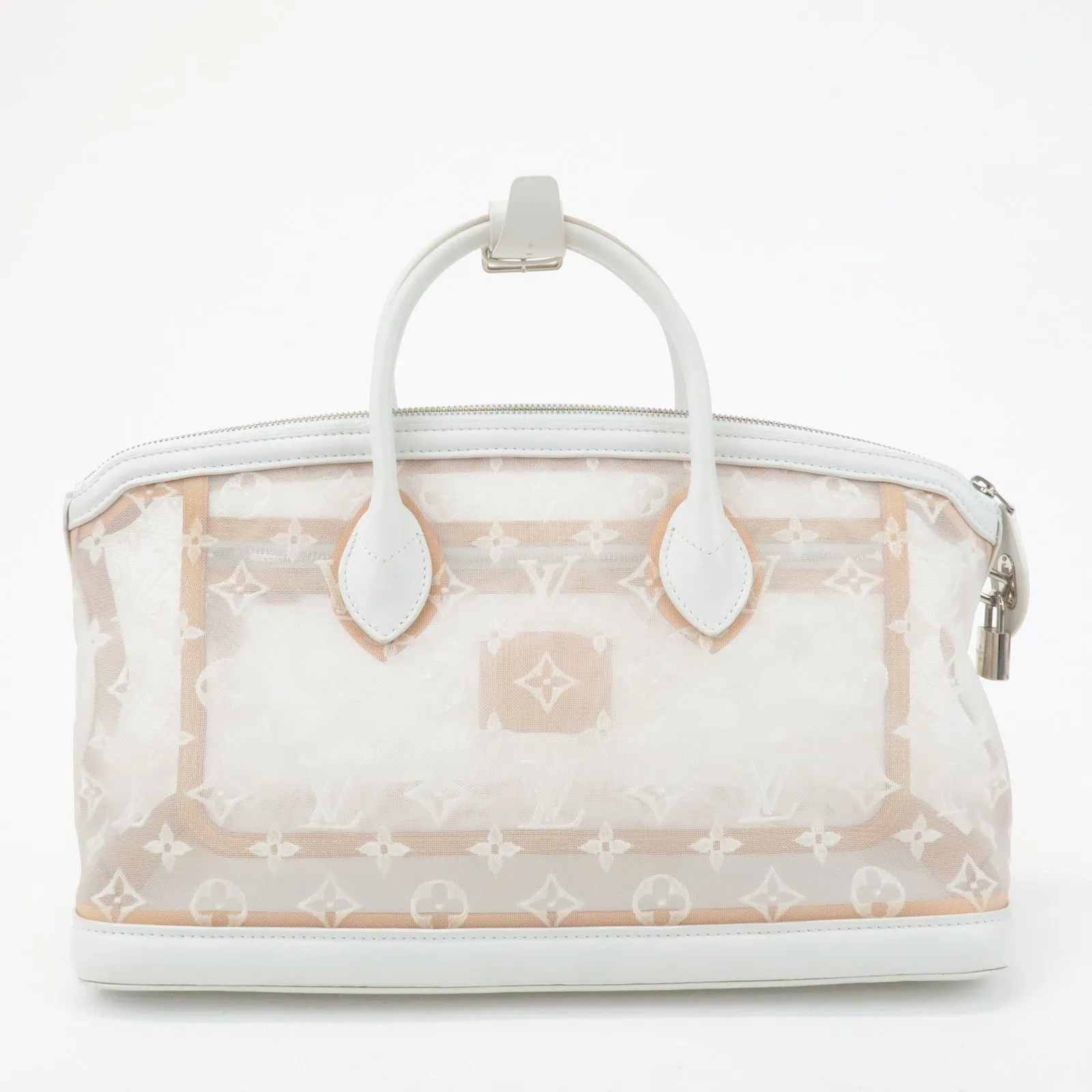 Louis Vuitton Monogram Transparence Lockit East West Bag M40701 Used
