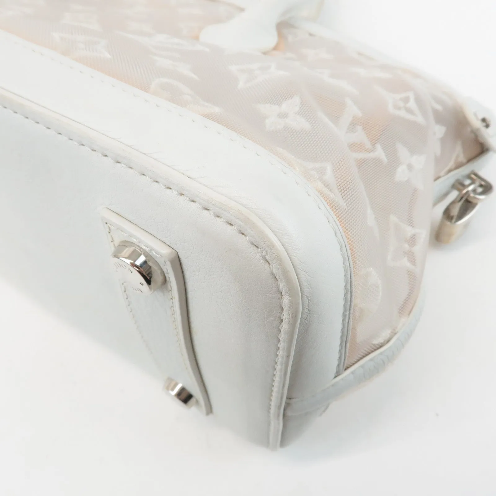 Louis Vuitton Monogram Transparence Lockit East West Bag M40701 Used
