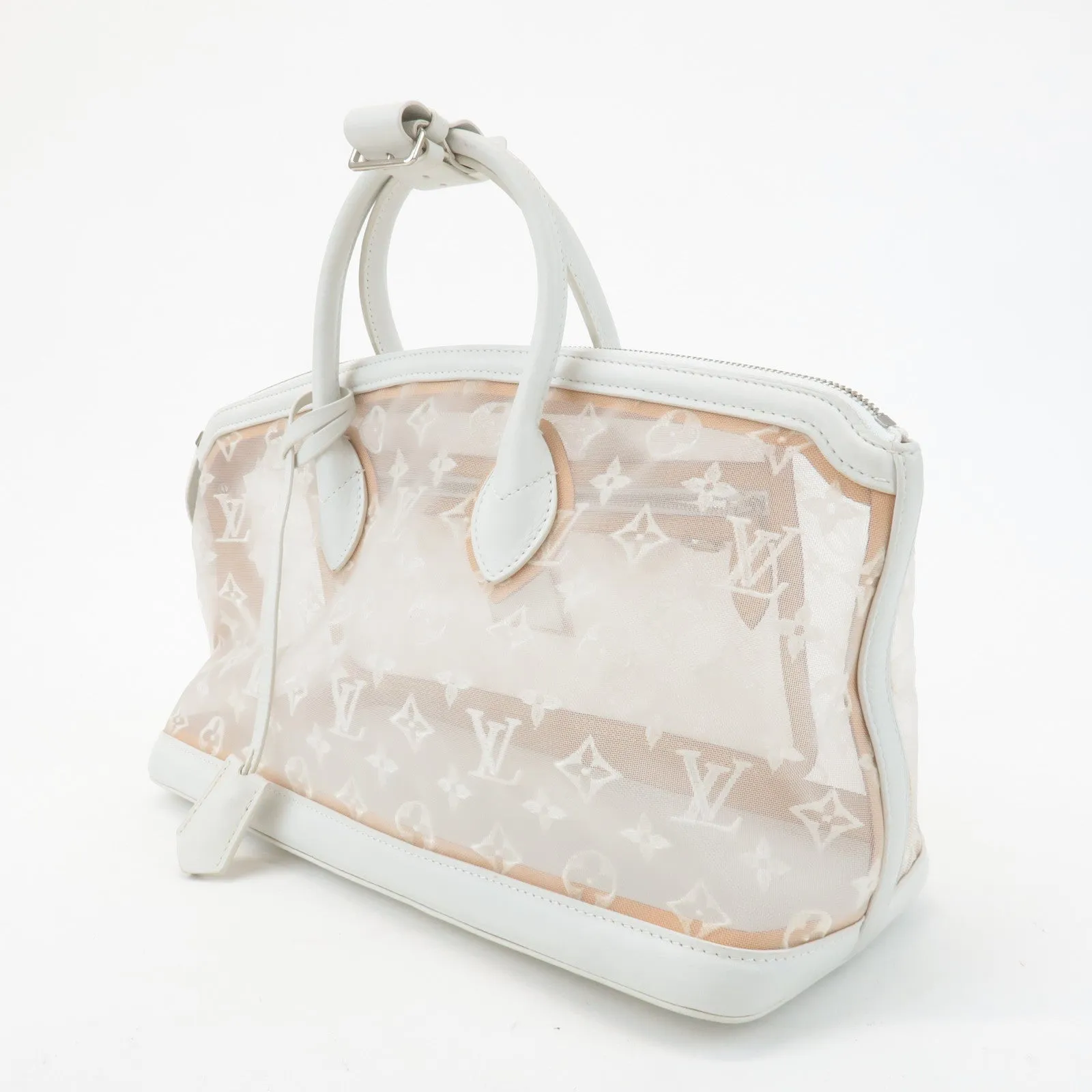 Louis Vuitton Monogram Transparence Lockit East West Bag M40701 Used
