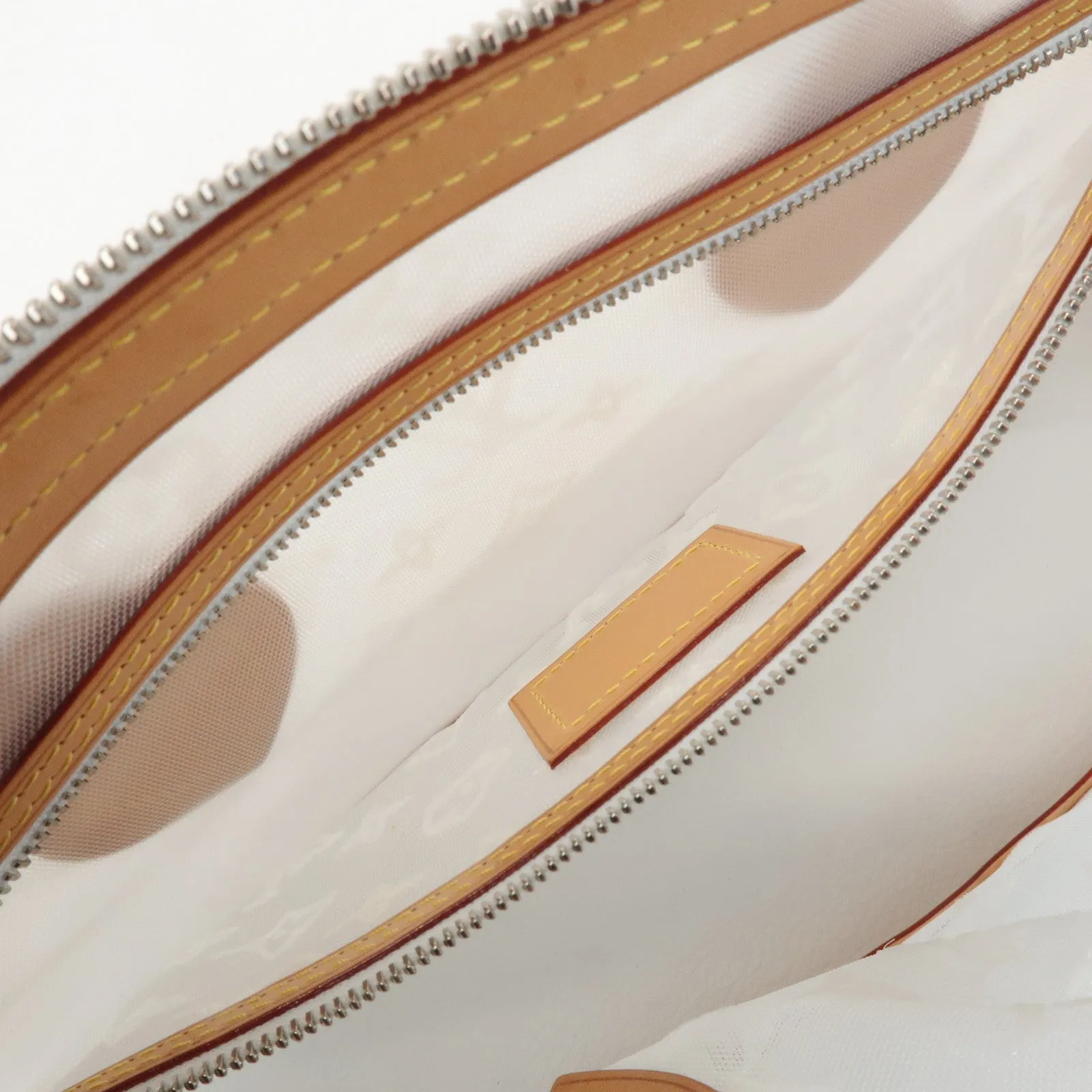 Louis Vuitton Monogram Transparence Lockit East West Bag M40701 Used