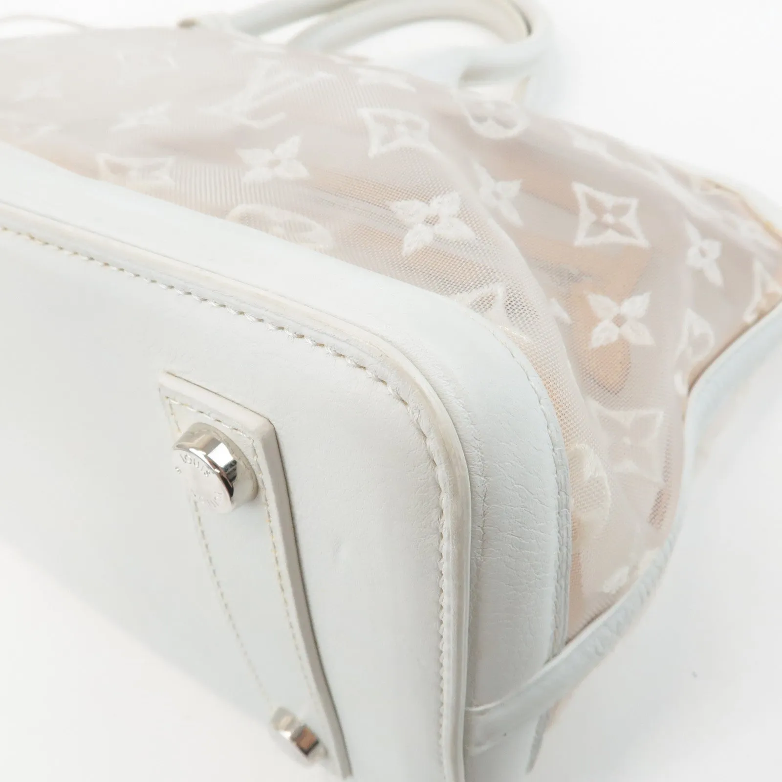 Louis Vuitton Monogram Transparence Lockit East West Bag M40701 Used
