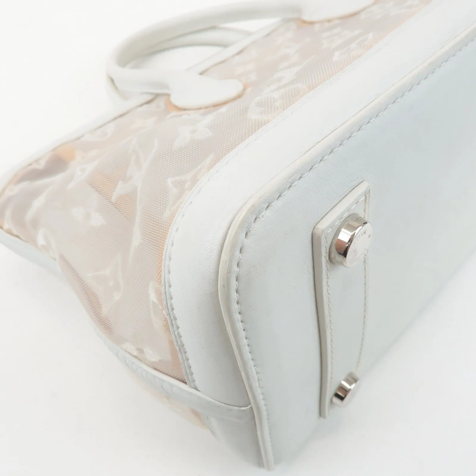 Louis Vuitton Monogram Transparence Lockit East West Bag M40701 Used