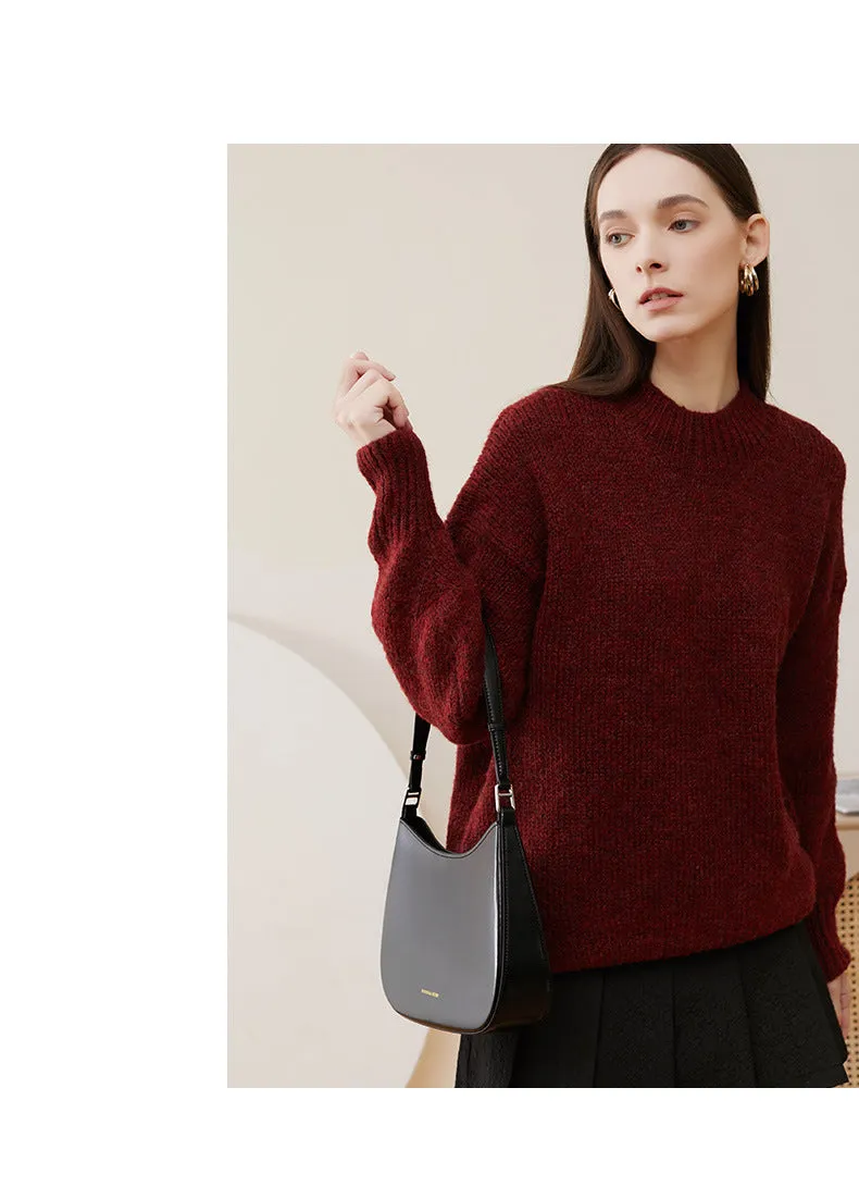 new fashion women's underarm shoulder bag 2053 black