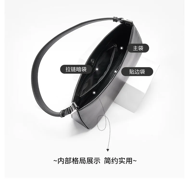 new fashion women's underarm shoulder bag 2053 black