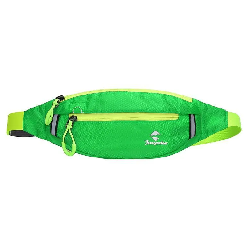 Outdoor Waterproof Nylon Sports Running Belt Waist Bag