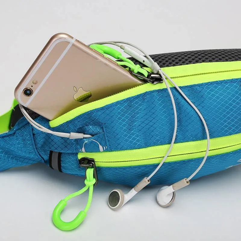 Outdoor Waterproof Nylon Sports Running Belt Waist Bag