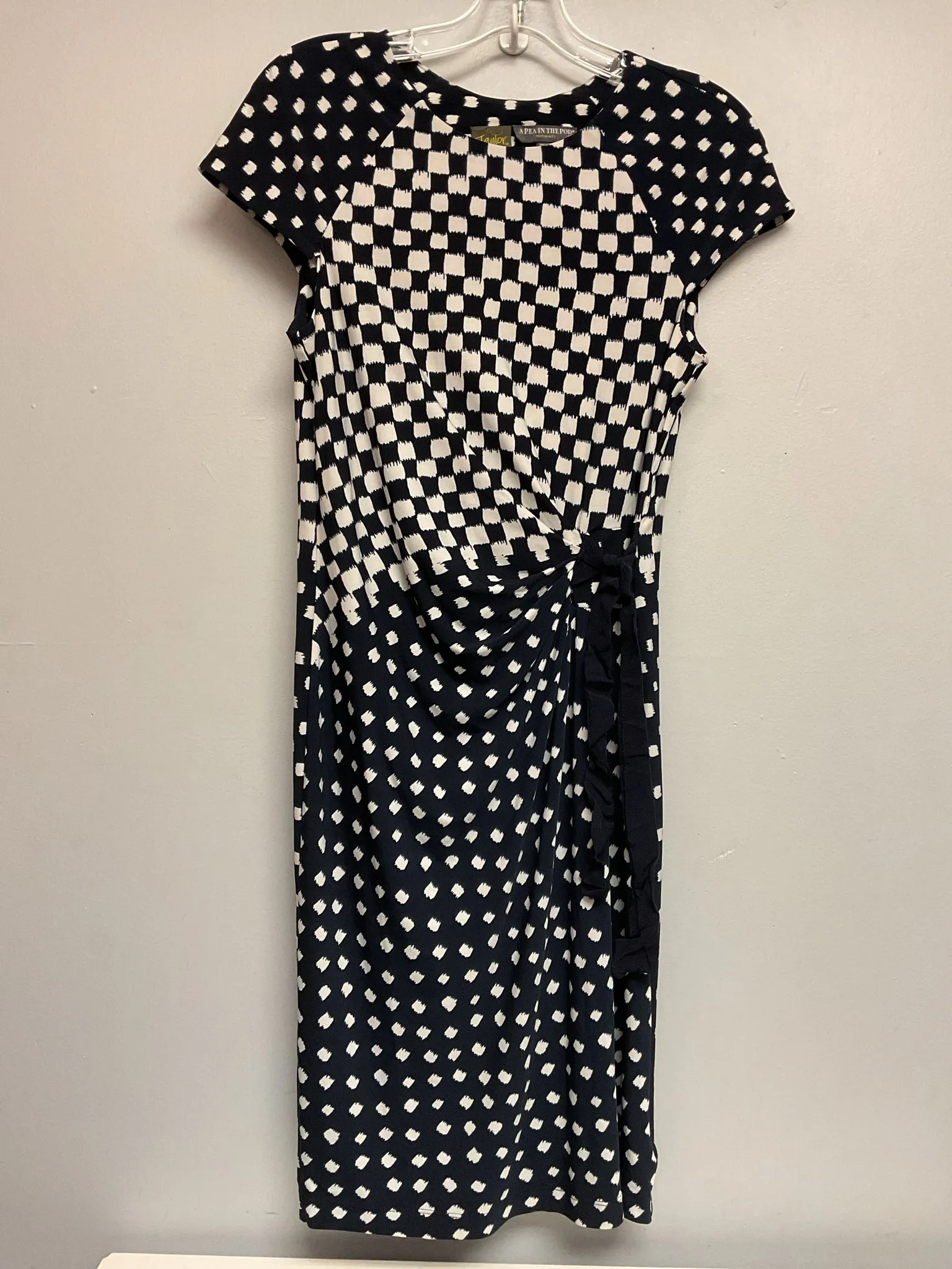 pea in the pod Size Small Blue & White Maternity Dress