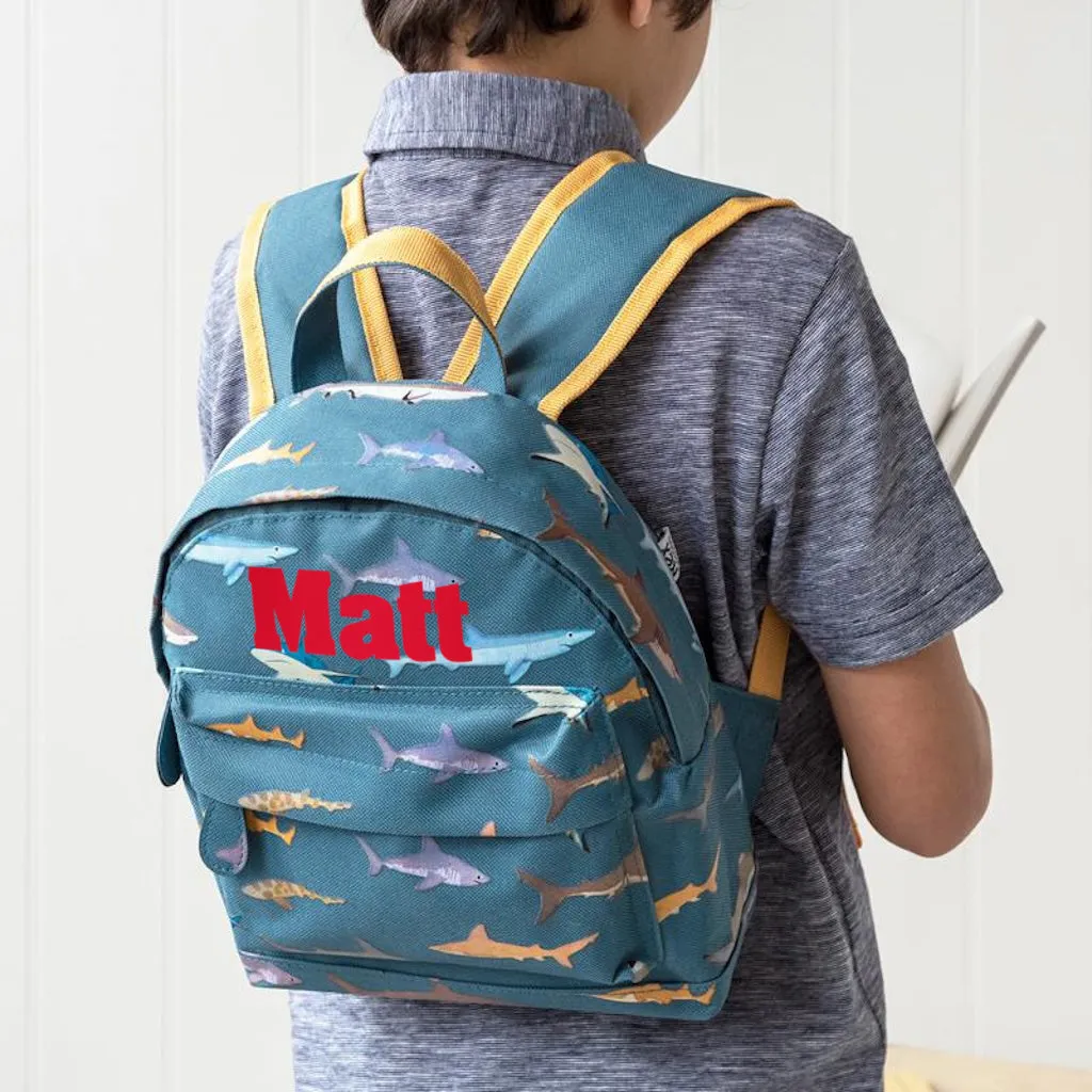 Personalised Children's Shark Backpack