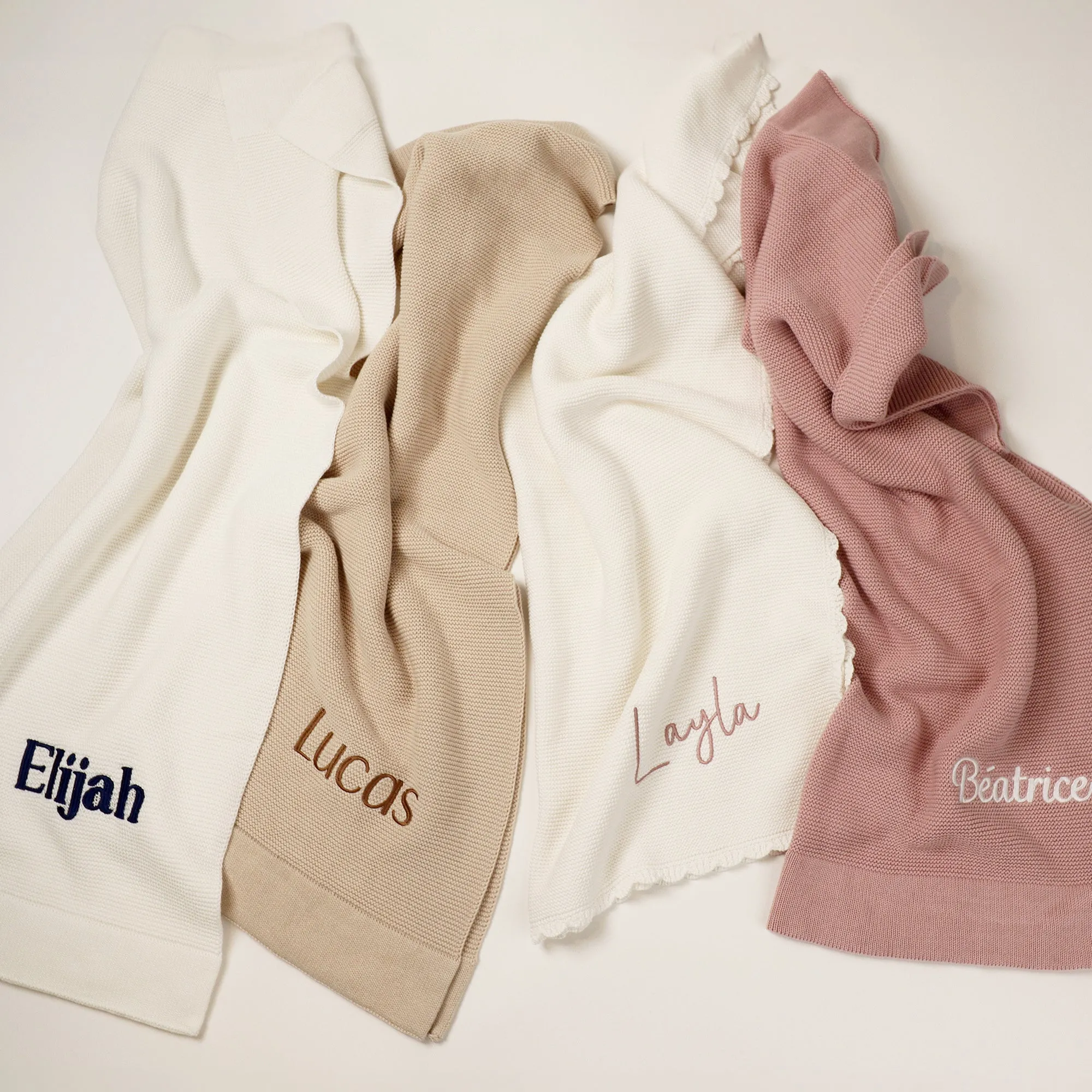 Personalized Blanket I Beige