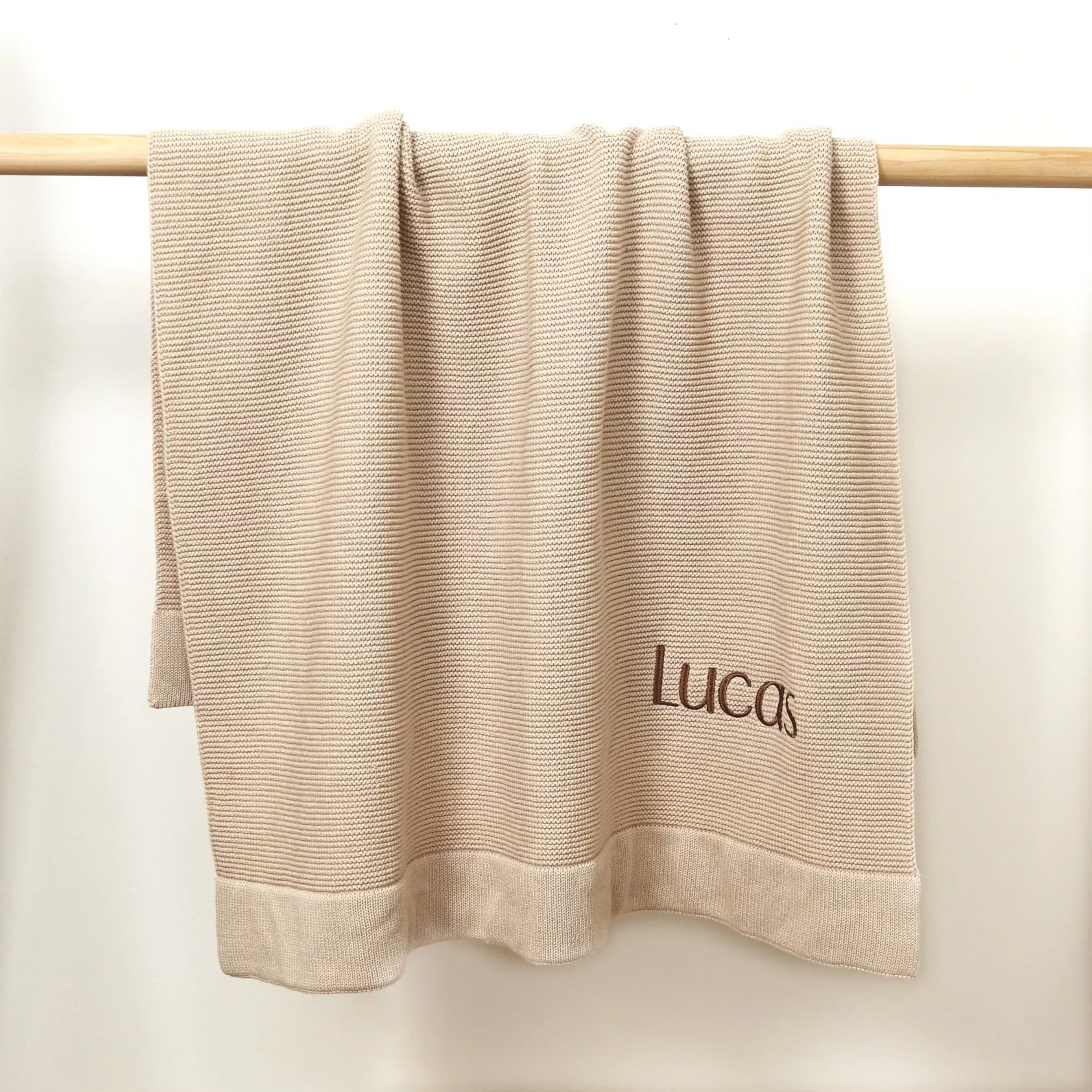 Personalized Blanket I Beige