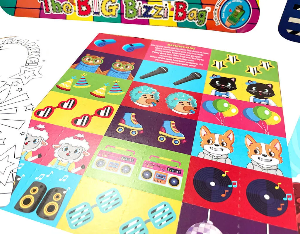 Sports/Disco Big Bizzi Party Bag with AR Scan & Play (Case of 60)