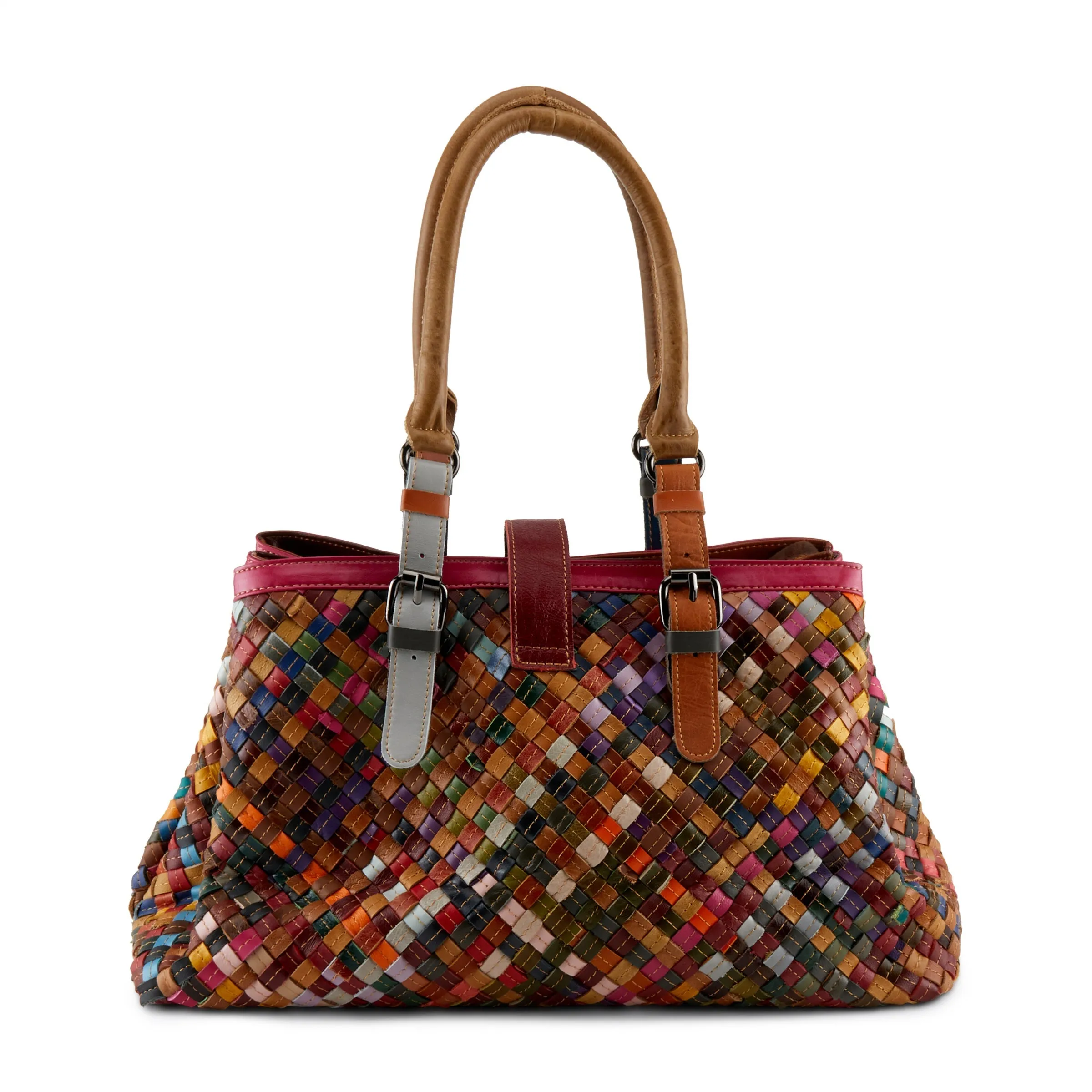 Spring Step Shoes L'Artiste Hb Triweave Handbag Women's Genuine Leather Multi Color