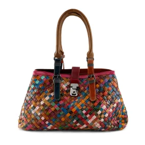 Spring Step Shoes L'Artiste Hb Triweave Handbag Women's Genuine Leather Multi Color