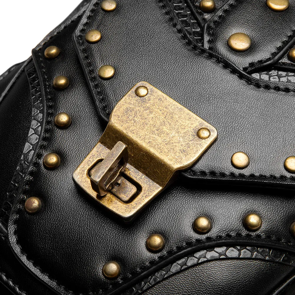Steampunk Motorcycle Bag Retro Gothic Waist Bag