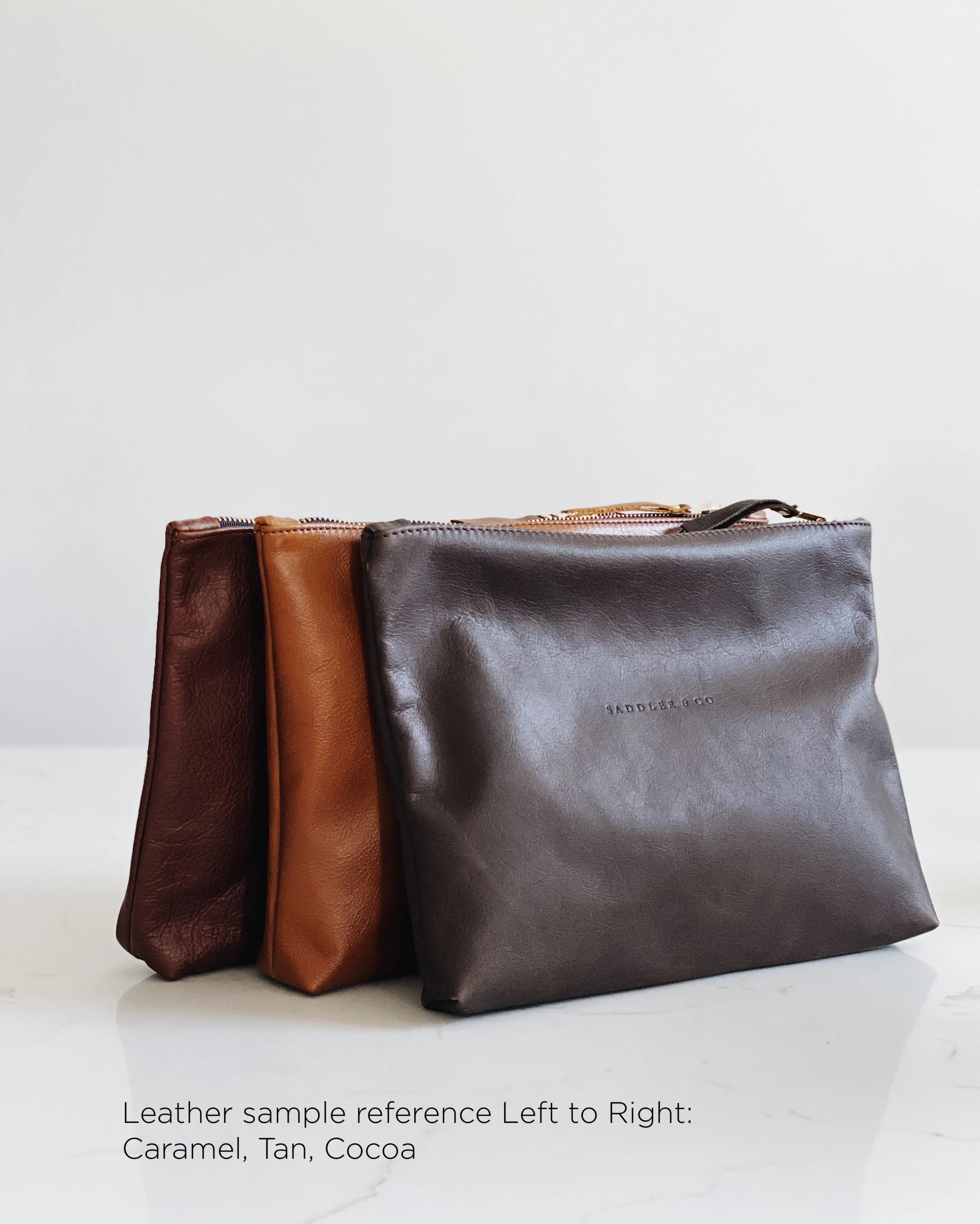 The Classic Clutch in Tan