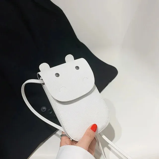 UAKISS  -  Cartoon Girls Casual Kawaii Mini Shoulder Bags Japanese Trendy Cell Phone Crossbody Bag Korean Y2k Ins Purses Handbags for Women