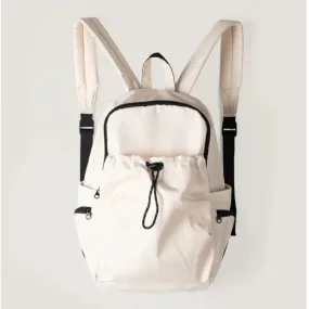 UAKISS  -  Korean Fashion Casual Nylon Backpacks High-capacity Portability School Bags Women 2024 Chic Drawstring Design Rucksack