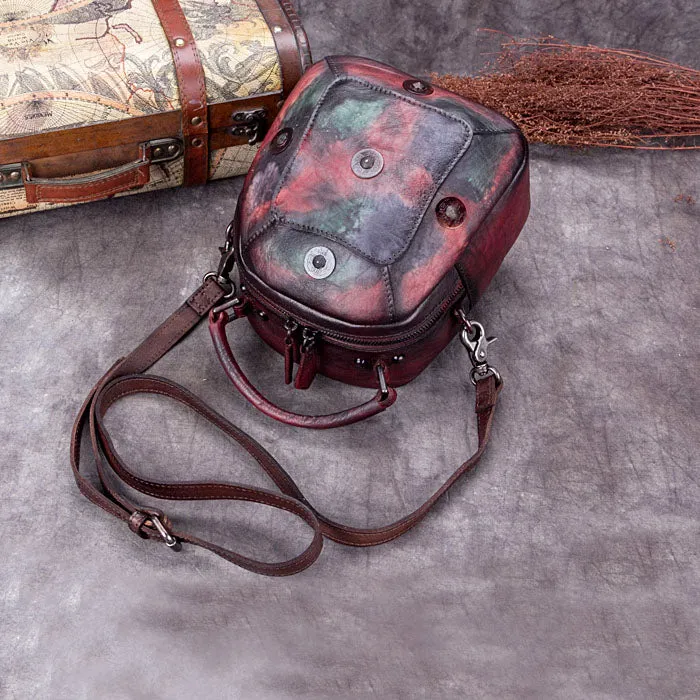 Unique Womens Leather Crossbody Bags Purse Leather Handbags for Women
