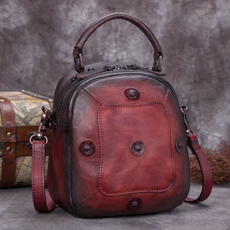 Unique Womens Leather Crossbody Bags Purse Leather Handbags for Women
