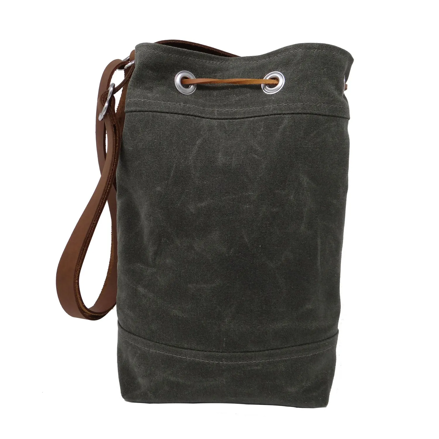 Wildwood Waxed Canvas Bucket Bag - Aztec