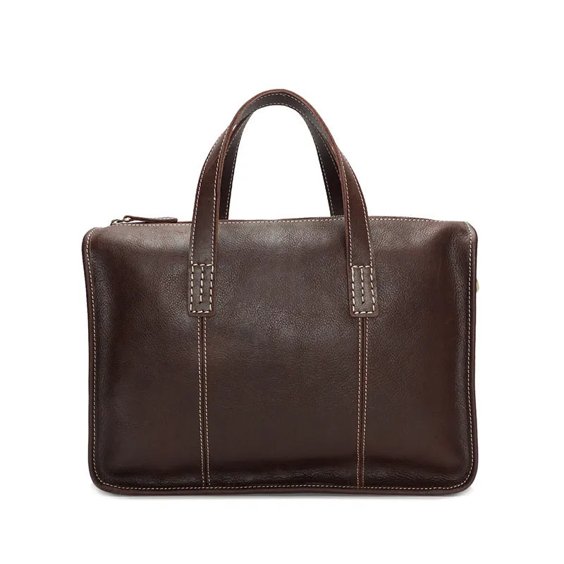 YAAGLE Men's Genuine Leather Business Messenger Handbag YGYD8093