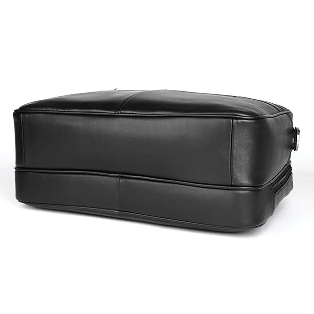 YAAGLE Men's Genuine Leather Business Travel Handbag YG7319A