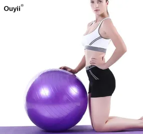 Yoga Sport Balls Not Pump Balance Exercise Pilates Balls Fitness Gym Balance Balls 25cm 45cm 55cm 65cm 75cm Workout Massage Ball