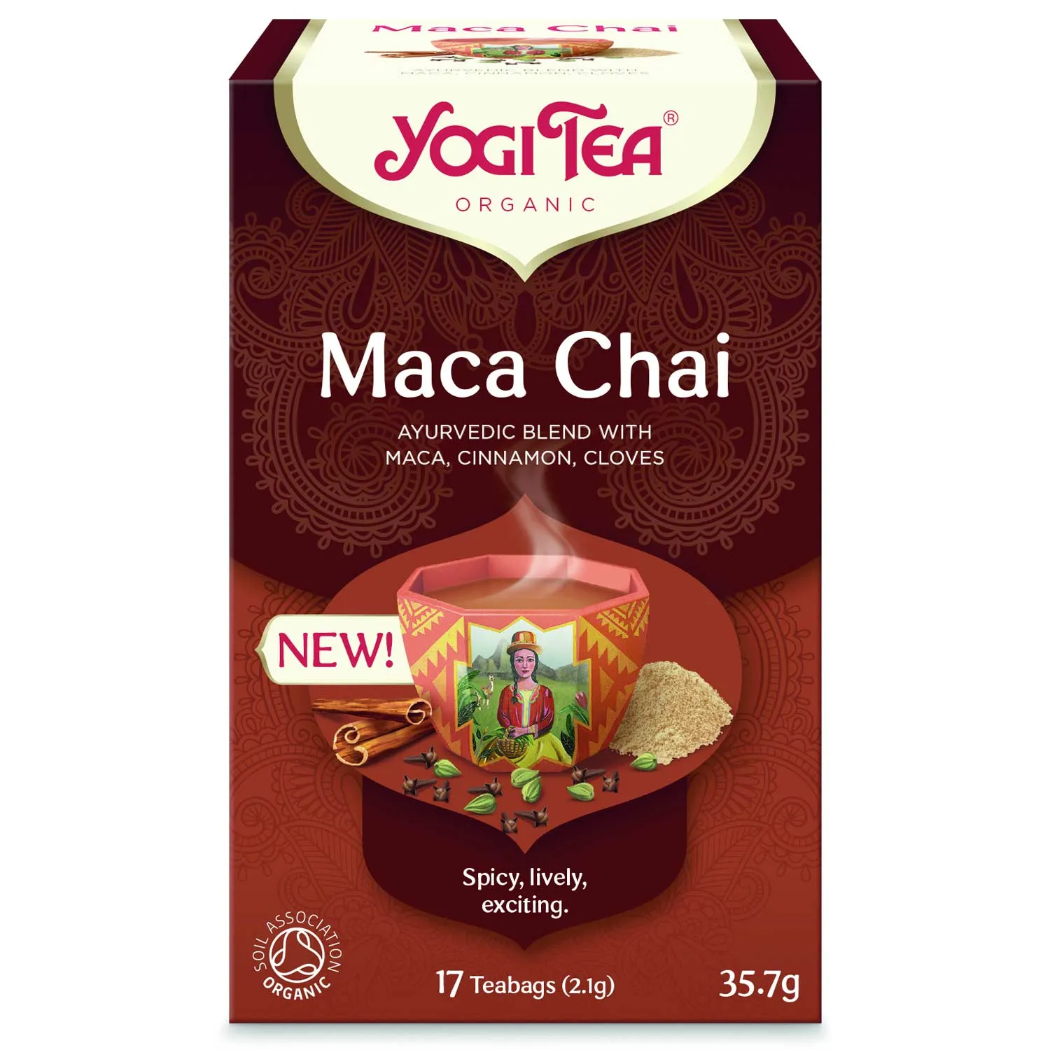 Yogi Tea Organic Maca Chai Tea 35.7g